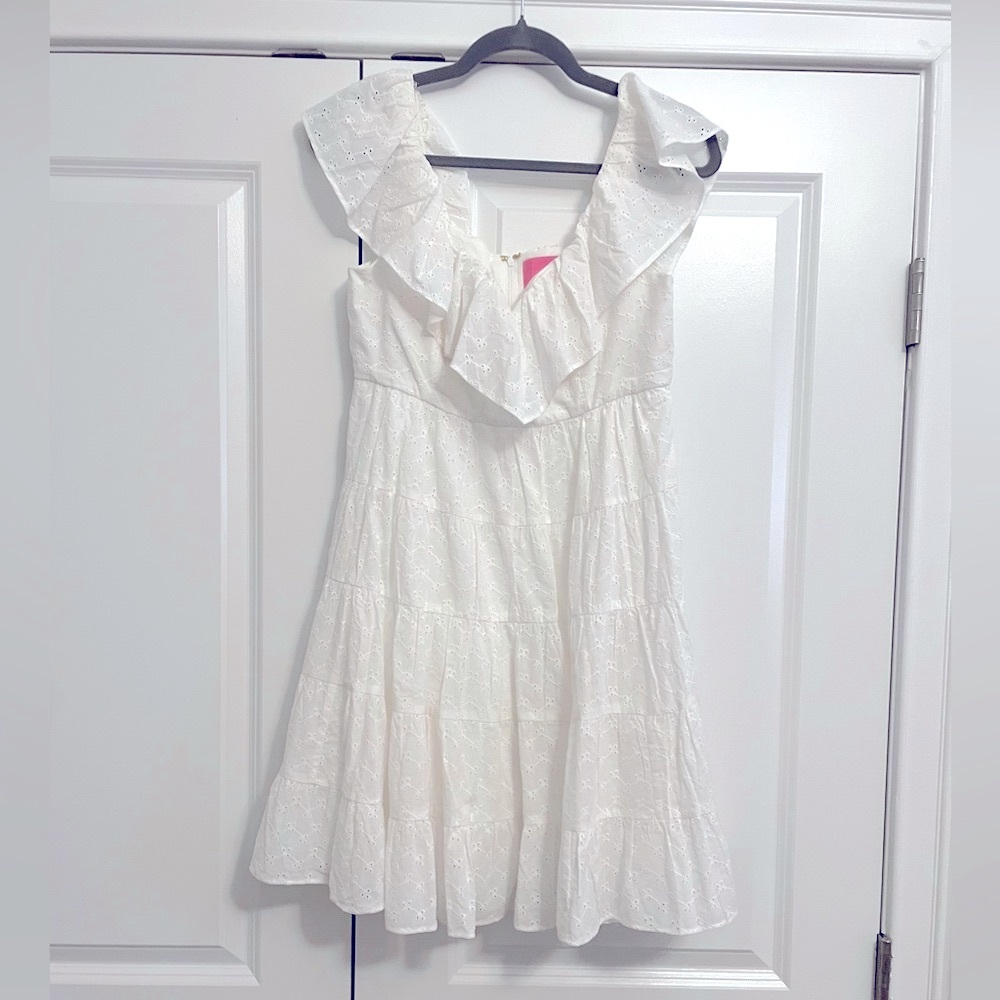 Emie Babydoll Dress - white - Picture 5 of 9